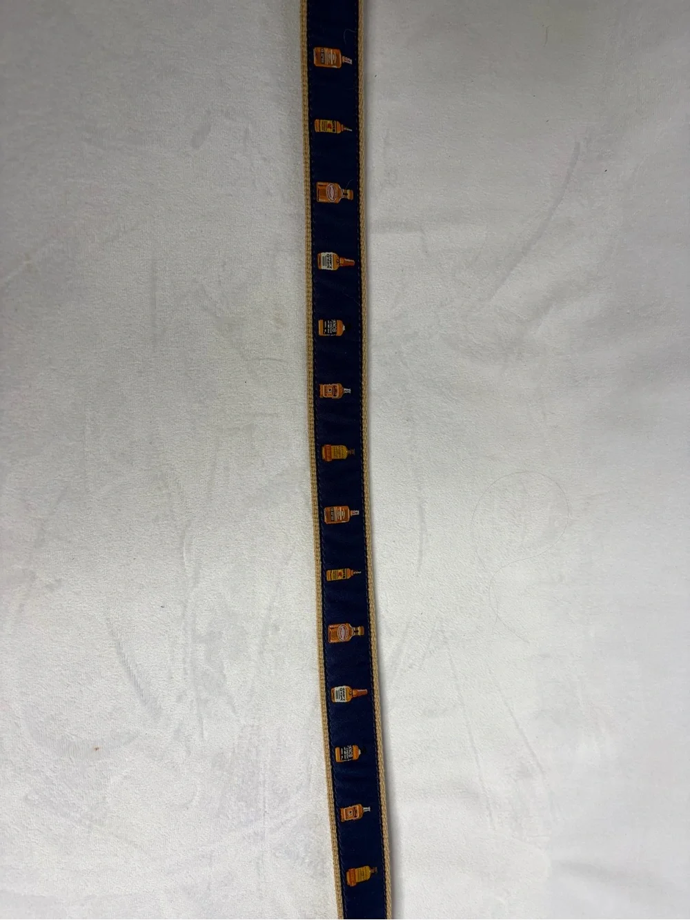 Men's Size 40 Bourbon Bottle Motif  Belt Leather Man Ltd Leather
